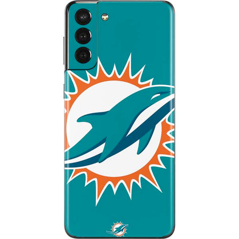 NFL Miami Dolphins Large Logo Galaxy S21 Plus 5G Skin